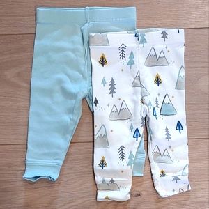 5/$25 Cloud Island Pants 2-pack 0-3 months